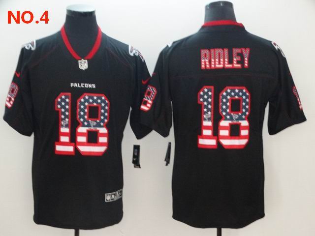 Men's Atlanta Falcons 18 Calvin Ridley Jesey NO.4;